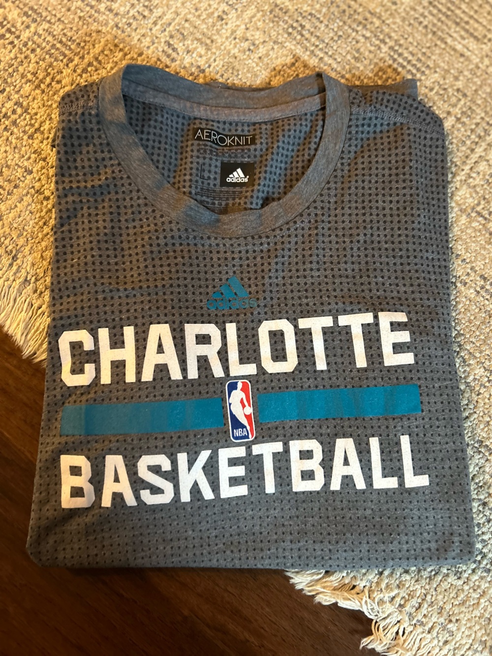 Adidas Charlotte Basketball Grey Performance Tank hornets NBA